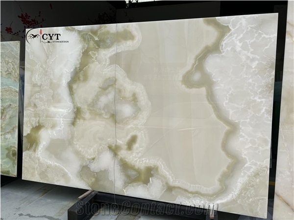 Pakistan White Jade Onyx Slabs For Floor Wall Tiles