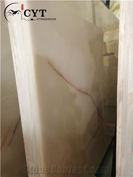 Pakistan White Jade Onyx Slabs For Floor Wall Tiles