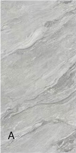 Bulgari Grey Artificial Sintered Stone Slab For Villa