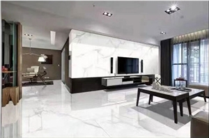 Calacatta White Porcelain Stone Slab For Wall And Floor Calacatta White Porcelain Stone Slab For Wall And Floor