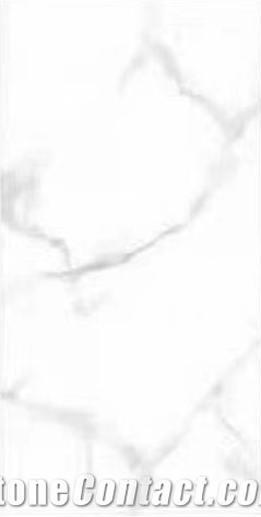 Calacatta White Porcelain Stone Slab For Wall And Floor