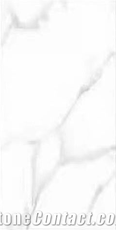 Calacatta White Porcelain Stone Slab For Wall And Floor