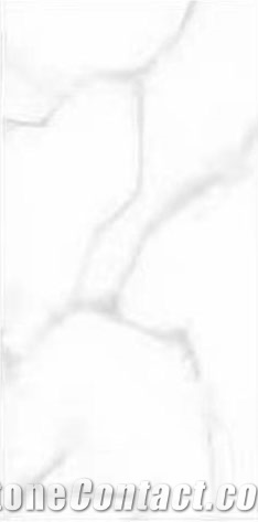 Calacatta White Porcelain Stone Slab For Wall And Floor
