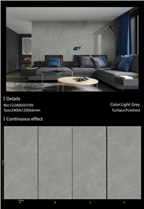 China Grey Artificial Grey Sintered Stone Midgrey Wall Stone