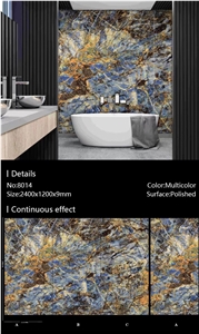 China Multicolor Artificial Porcelain Stone Slabs For Floor