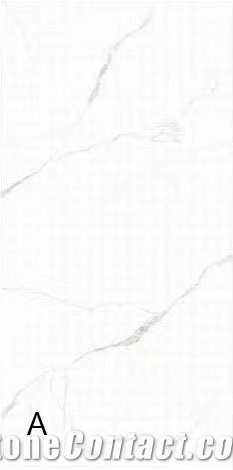 China Wall Artificial Calacatta Porcelain Stone Slabs