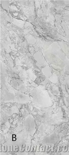 Light Grey Artificial Sintered Stone Slabs For Floor