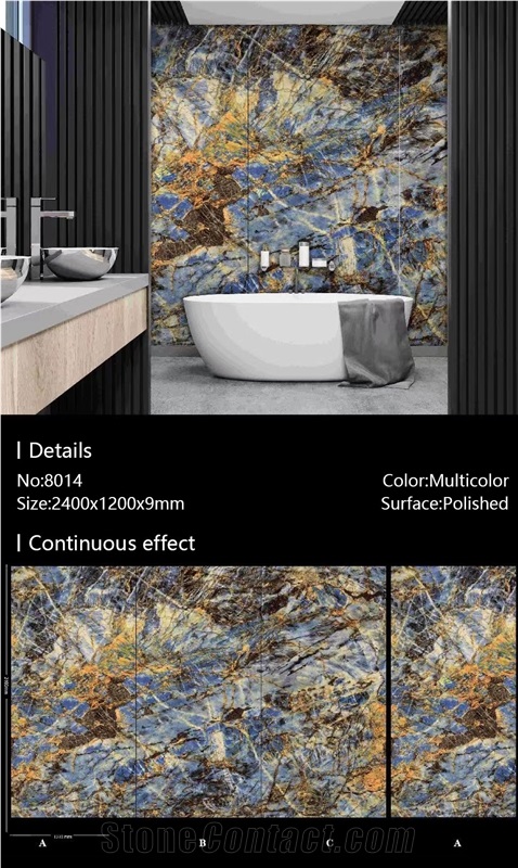 Riveria Artificial Sintered Stone Slabs For Villa Decor
