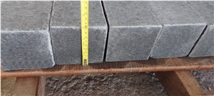 BLACK BASALT CS 60X10X10 FLAME 5 FACES Garden Kerbstone