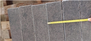 BLACK BASALT CS 60X10X10 FLAME 5 FACES Garden Kerbstone