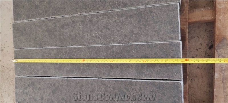 BLACK BASALT CS 60X10X10 FLAME 5 FACES Garden Kerbstone