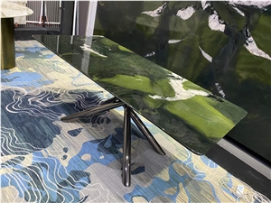 Avocatus Green Quartzite Natural Stone Tiles Slabs