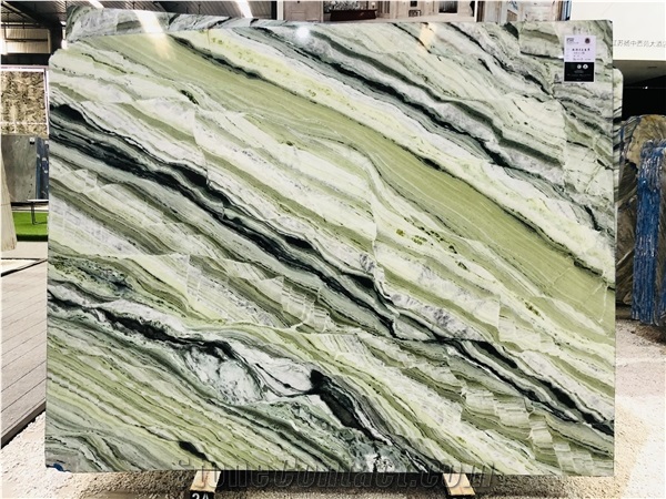 Verde Jade Marble Chinese Green Marble Slabs Tiles