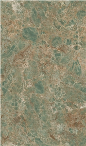 1600*2700MM  GLOSS YAMAZON GEREEN PORCELAIN SLAB
