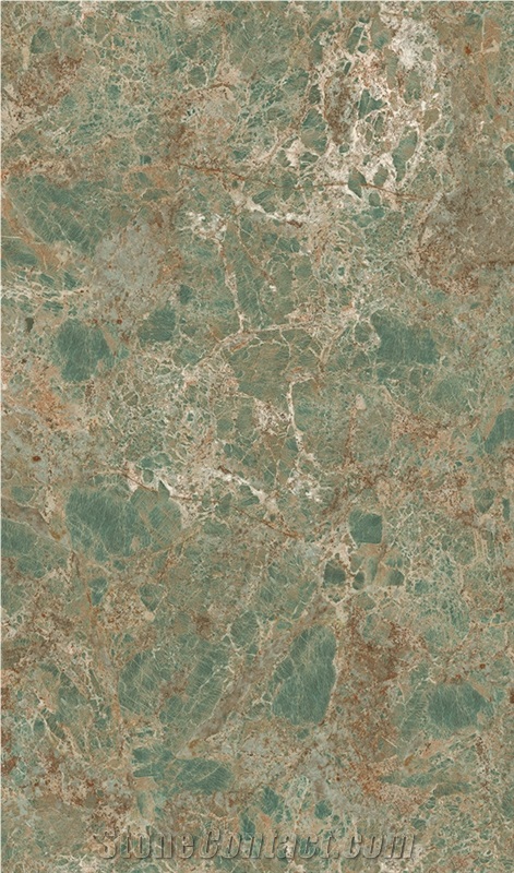 1600*2700MM  GLOSS YAMAZON GEREEN PORCELAIN SLAB