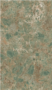 1600*2700MM  GLOSS YAMAZON GEREEN PORCELAIN SLAB