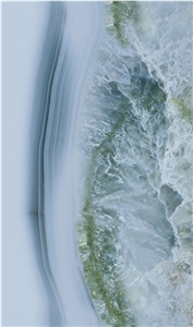 1600*2700MM  GLOSSY RHINE BLUE PORCELAIN SLAB