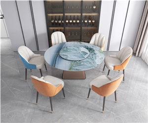 1600*2700MM  GLOSSY RHINE BLUE PORCELAIN SLAB