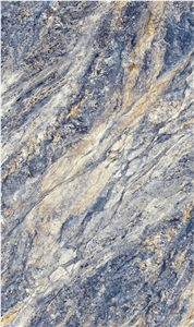 1600*2800MM  GLOSSY  BLUE WANAKA  PORCELAIN SLAB