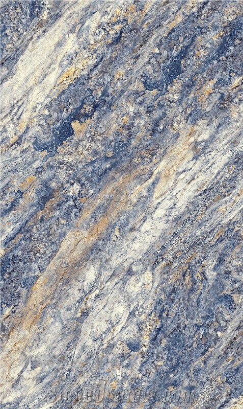 1600*2800MM  GLOSSY  BLUE WANAKA  PORCELAIN SLAB