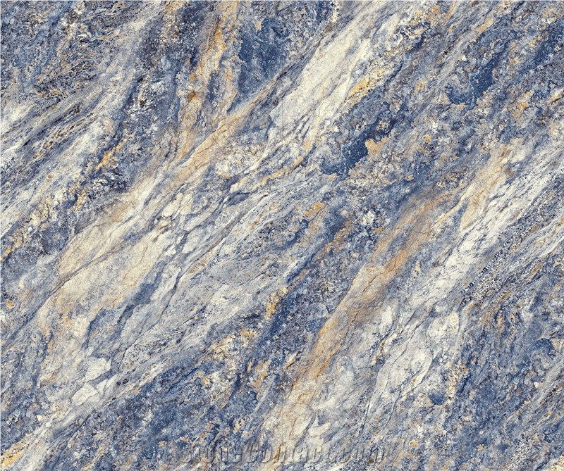 1600*2800MM  GLOSSY  BLUE WANAKA  PORCELAIN SLAB