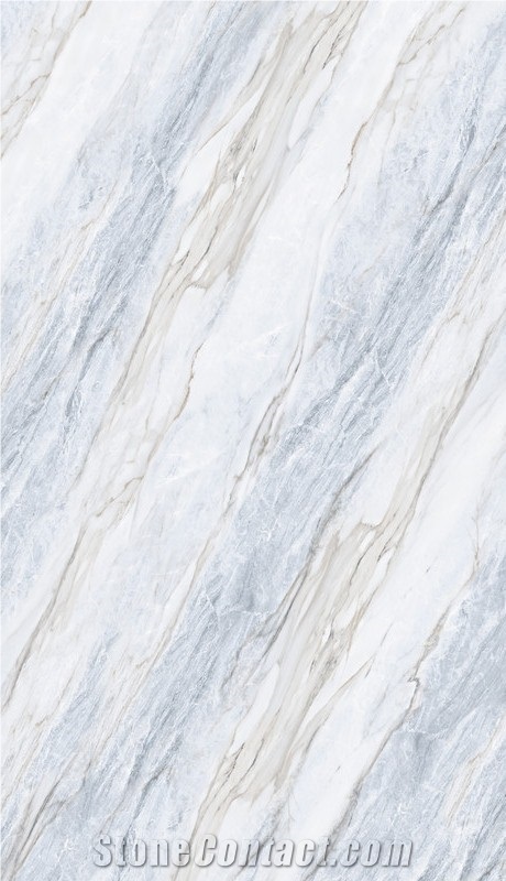 1600*2800MM  GLOSSY  QUIET BLIE PORCELAIN SLAB