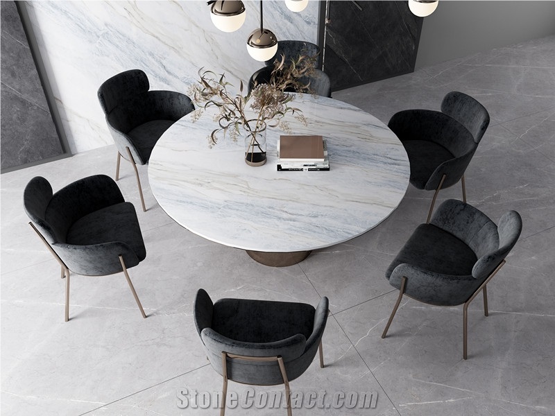 1600*2800MM  GLOSSY  QUIET BLIE PORCELAIN SLAB