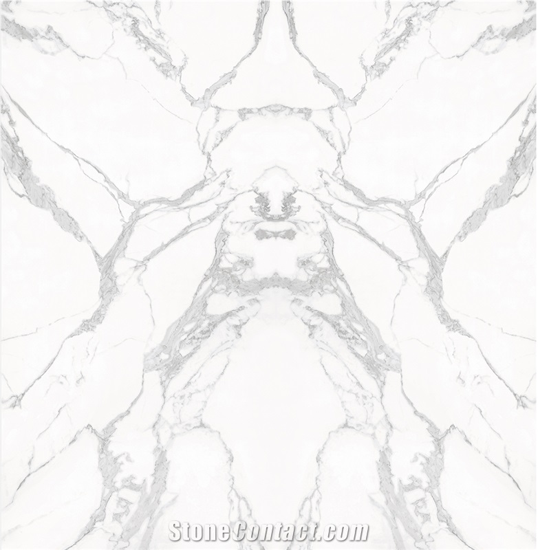 1600*3200 CALACATTA WHITE MATT PORCELAIN SLAB