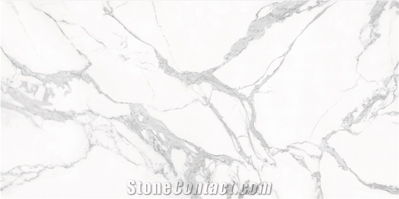 1600*3200 CALACATTA WHITE MATT PORCELAIN SLAB