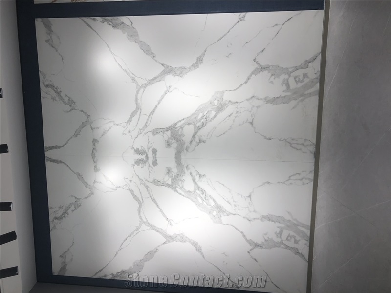 1600*3200 CALACATTA WHITE MATT PORCELAIN SLAB