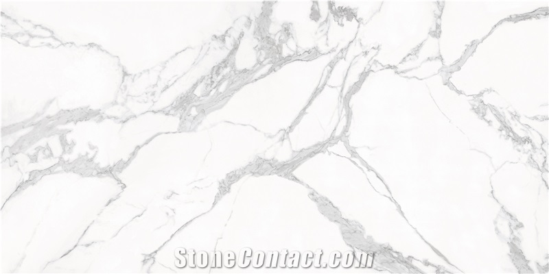 1600*3200 CALACATTA WHITE MATT PORCELAIN SLAB