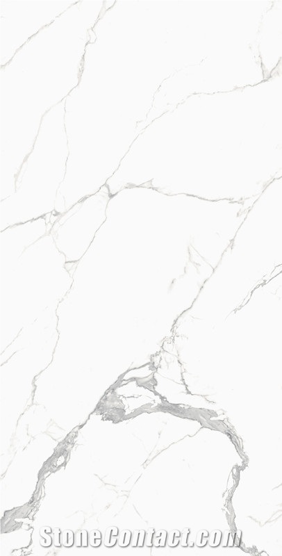 1600*3200MM  GLOSSY AGRA WHITE SINTERED STONE