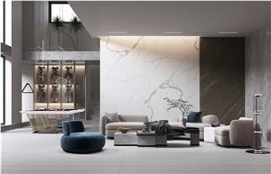 1600*3200MM  GLOSSY AGRA WHITE SINTERED STONE