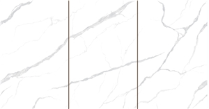 1600*3200MM GLOSSY FRAGRANT SNOW WHITE PORCELAIN SLAB