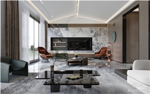 1600*3200MM  GLOSSY PANDORA PORCELAIN SLAB