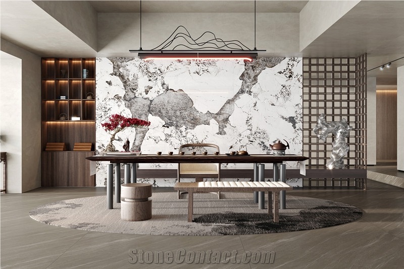 1600*3200MM  GLOSSY PANDORA PORCELAIN SLAB