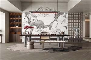 1600*3200MM  GLOSSY PANDORA PORCELAIN SLAB