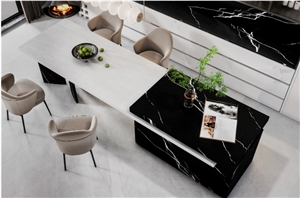 1600*3200MM NEW BLACK MARQUINA MATT PORCELAIN SLAB