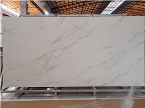 1600*3200MM SNOW WHITE POLISHED MATT PORCELAIN SLAB