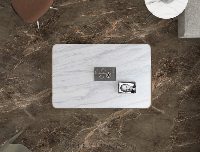 900*1800MM  TEXTURE SURFACE ROSE WHITE  PORCELAIN SLAB