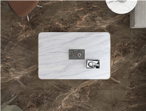 900*1800MM  TEXTURE SURFACE ROSE WHITE  PORCELAIN SLAB
