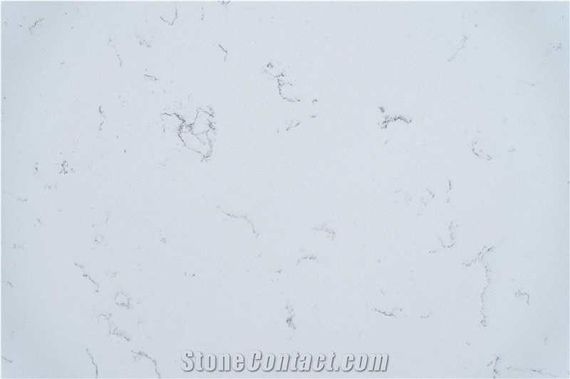 Vietnam Engineered Stone Slabs Carrara White VV1040