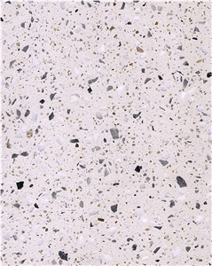 A29-1 Artificial Stone White Terrazzo Floor Tiles Wall Tiles