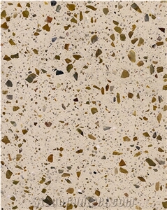 A32-11 Artificial Stone Yellow Terrazzo Floor&Wall Tiles