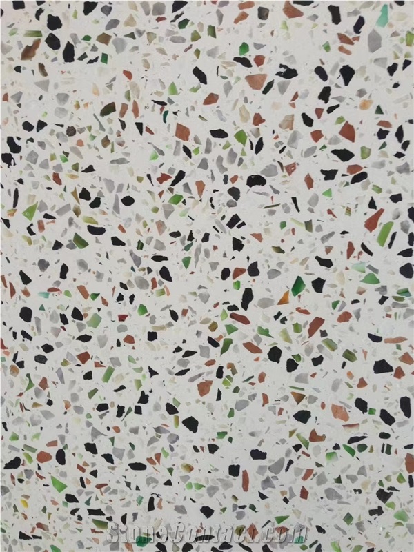 Light Terrazzo Tiles, Slabs,Artificail Stone