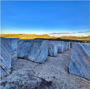 Cobalt Blue Quartzite Blocks