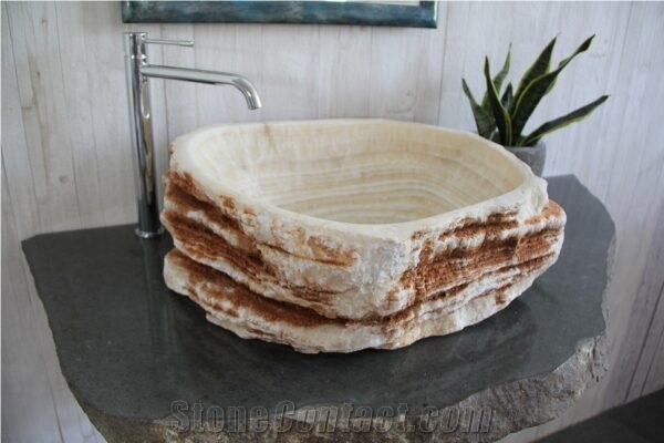 Natural Onyx Sinks, Onyx Wash Basins