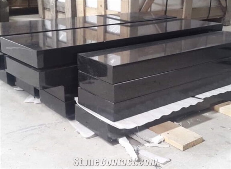Chamrajnagar Black Granite Slabs, Thick Slabs