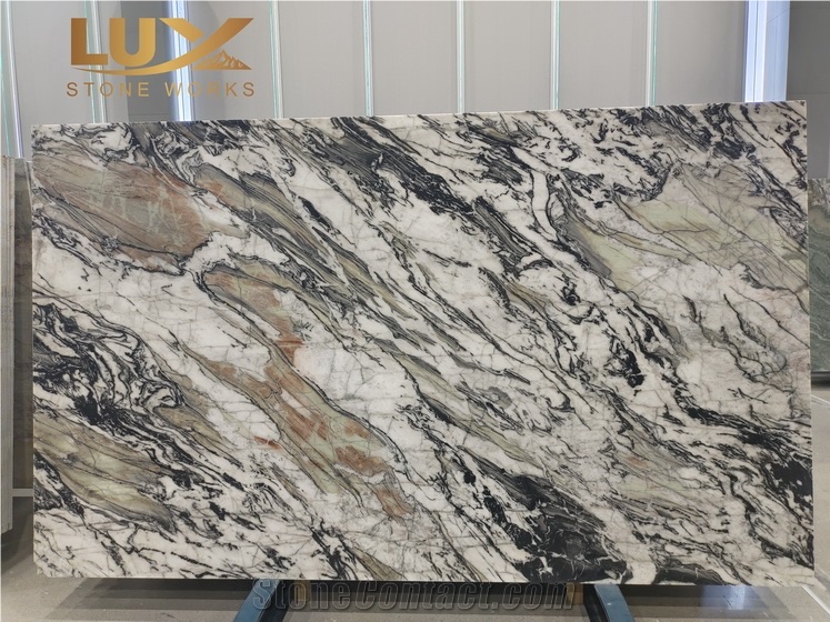 Atacama Black Quartzite Slabs,Brazil Black White Quartzite