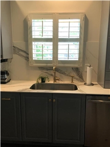 Large Format Porcelain Kitchen Countertop